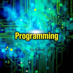 A full-size straight book cover featuring the title "Programming" by Sir Faraz, published in 2025