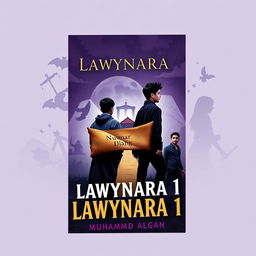 A thought-provoking book cover design for "Lawynara 1" by Muhamad Algan