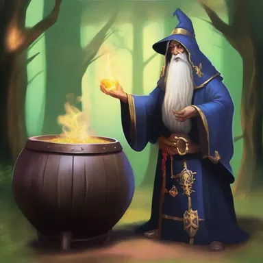 The wizard summoned a magical creature from the abroach cask using his ancient incantations.