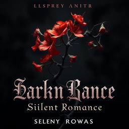 A dark romance book cover featuring a twisted plant with prominent sharp thorns