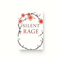 A minimalist book cover for the title 'Silent Rage'