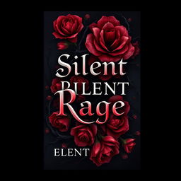 A dark romance book cover for the title 'Silent Rage'