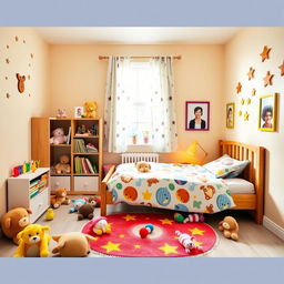A cozy and inviting children's room designed for comfort and creativity