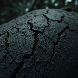 A close-up image of a textured surface showing deep, fierce scratch marks, resembling those made by a wild animal