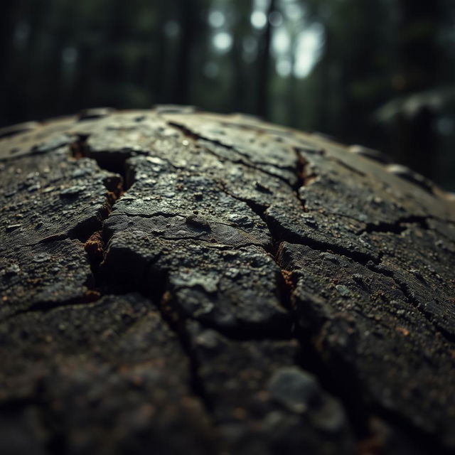 A close-up image of a textured surface showing deep, fierce scratch marks, resembling those made by a wild animal