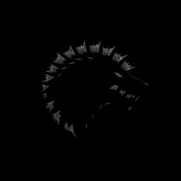 A logo design incorporating the theme of wolf scratch marks, created in a widescreen 16:9 aspect ratio
