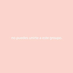 An edited image where the text "no puedes unirte a este grupo" has been moved to the right, making it look centered and natural within the composition
