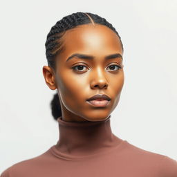 Enhance the photo by increasing the brightness and contrast for a more vivid appearance while placing it on a neutral background