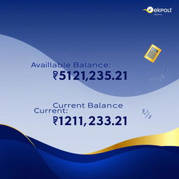 A financial graphic displaying the following information prominently: 'Available Balance: PHP 251,233