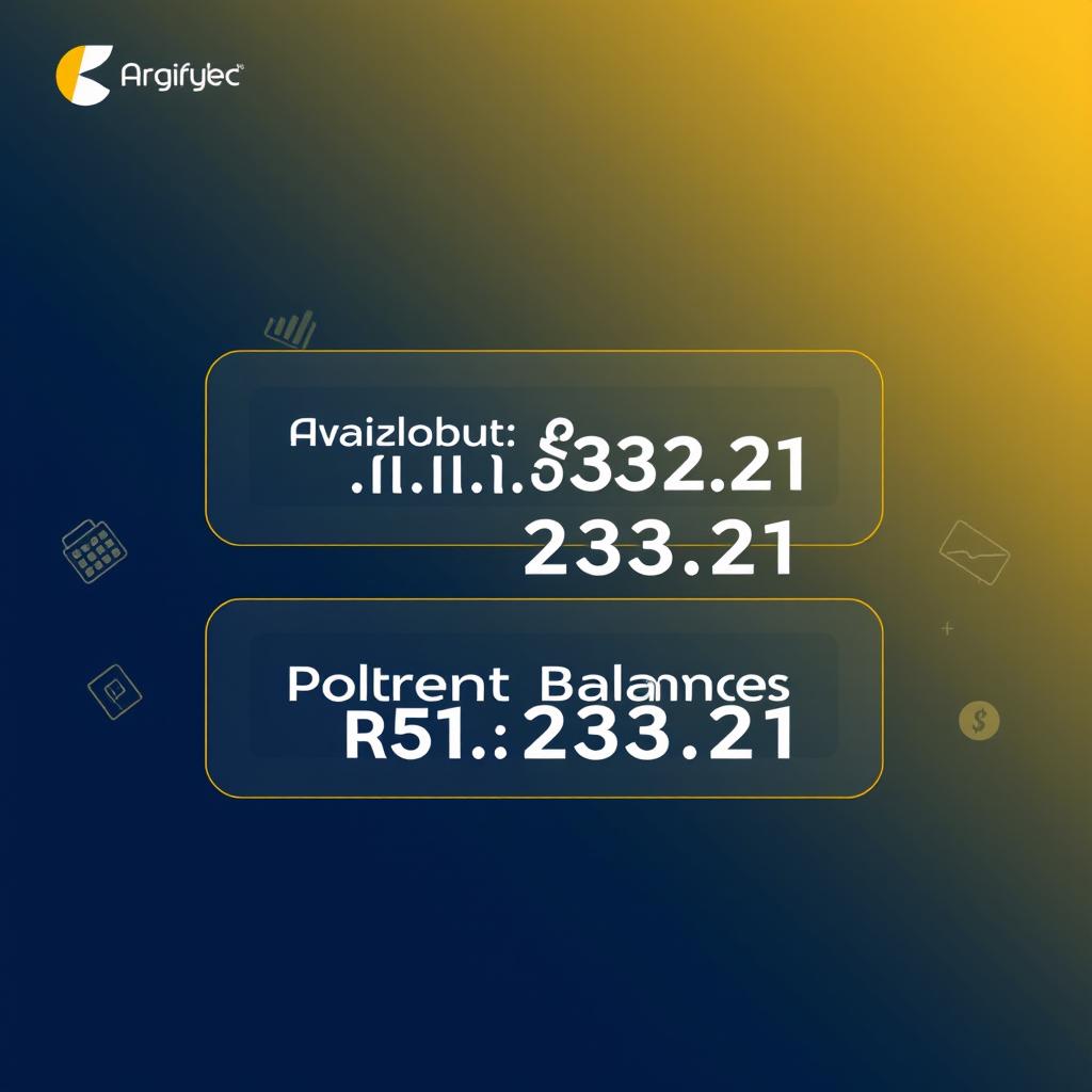 A financial graphic displaying the following information prominently: 'Available Balance: PHP 251,233