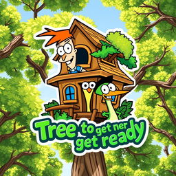 A colorful and playful logo featuring the characters Phineas, Ferb, and Perry the Platypus