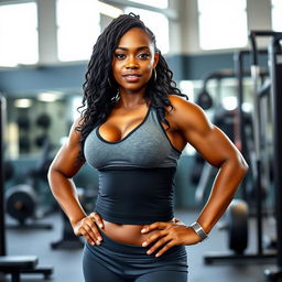 A captivating portrayal of Brittany, an African-American former college volleyball player with a bratty attitude