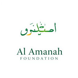 A minimalist and professional logo design for 'Al Amanah Foundation'
