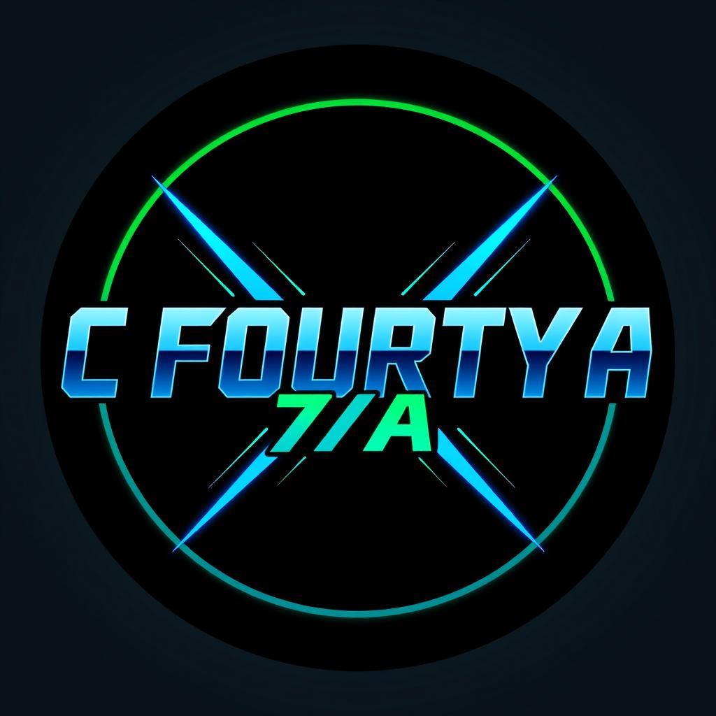 A sleek, modern gaming logo featuring the name 'C FOURTY 7|A'