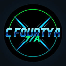 A sleek, modern gaming logo featuring the name 'C FOURTY 7|A'