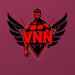 A captivating and dynamic graphic design featuring the acronym 'VNN' prominently displayed