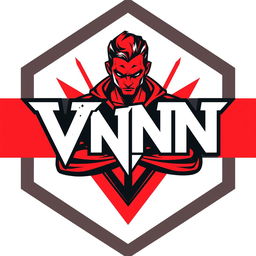 A captivating and dynamic graphic design featuring the acronym 'VNN' prominently displayed
