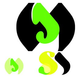 A logo design featuring the letters 'M' and 'S' in an interconnected and stylish format