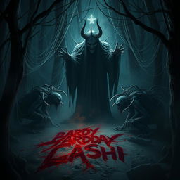 In a dark, eerie forest enveloped in thick webs, a sinister entity known as BARDYA CASHI reigns over horrifying supernatural creatures