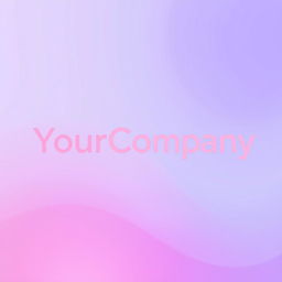 A logo design featuring the word "YourCompany" in a stylish and modern font, emphasizing creativity and professionalism