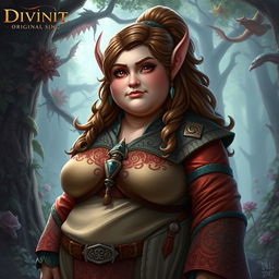 A unique reinterpretation of Sebille from Divinity: Original Sin 2, depicted as an obese character