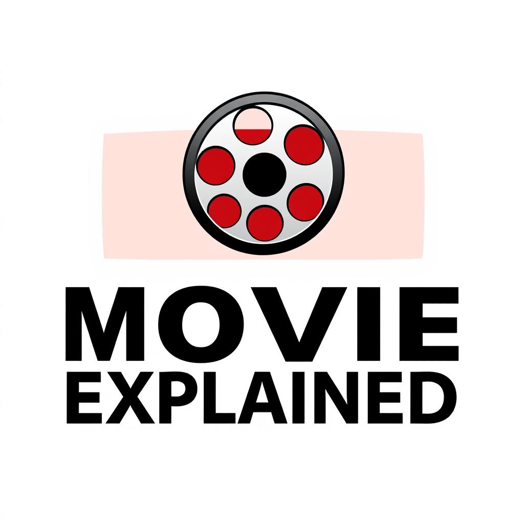 A sleek and modern logo for a YouTube channel named 'Movie Explained'