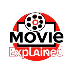 A sleek and modern logo for a YouTube channel named 'Movie Explained'