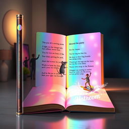 A stunning book cover for the poem 'Introduction to the Poetry', featuring an enchanting visual composition without any text except for the title
