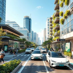 Several districts in the city have united to create pilot zones where traffic will be organized primarily for autonomous electric vehicles