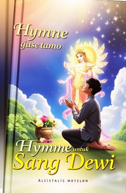 A beautiful and enchanting book cover for "Hymne untuk Sang Dewi"