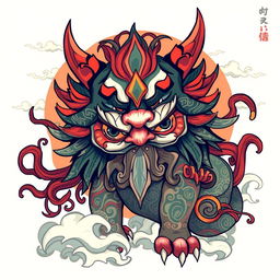 A captivating and imaginative depiction of a Yokai, embodying the intriguing essence of Japanese folklore