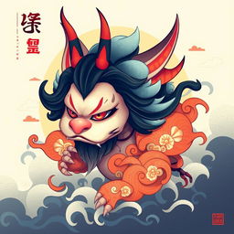 A captivating and imaginative depiction of a Yokai, embodying the intriguing essence of Japanese folklore