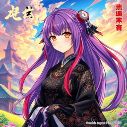 A vibrant light novel cover featuring a loli female character in the Genshin Impact art style