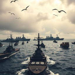 A dramatic scene depicting U