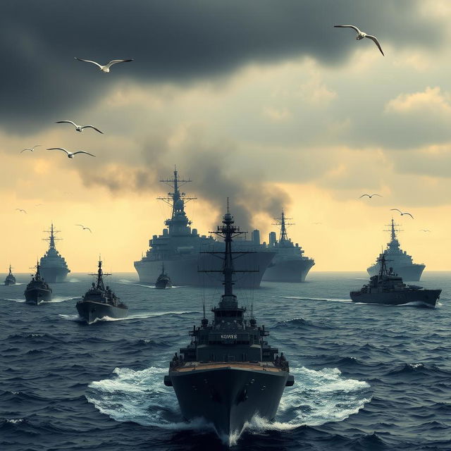 A dramatic scene depicting U