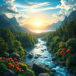 A breathtaking visual journey through Earth showcasing the beauty of nature and the wonders of creation