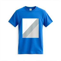 A simple clothing mock-up featuring a stylish t-shirt design