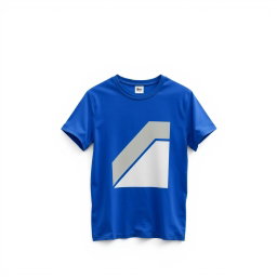A simple clothing mock-up featuring a stylish t-shirt design