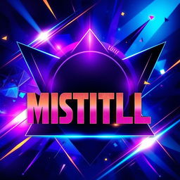 A vibrant and eye-catching album cover design featuring the bold text 'MSTITELL' in a modern, stylized font