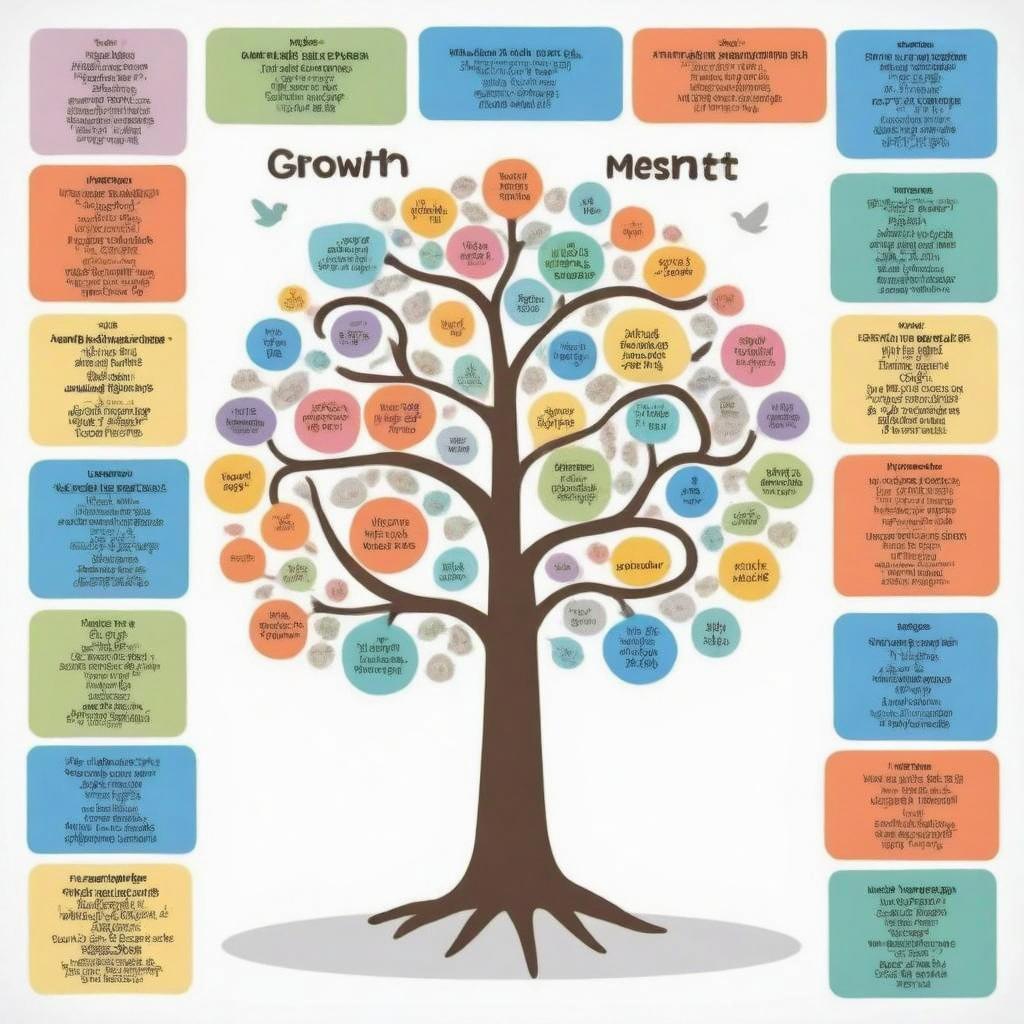 An infographic mind map summarizing Lesson 13 of Social Studies, featuring a tree design with branches labeled with main concepts and colorful bubbles for key points