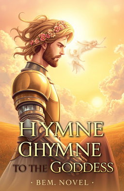An enchanting book cover for the novel 'Hymne to the Goddess'