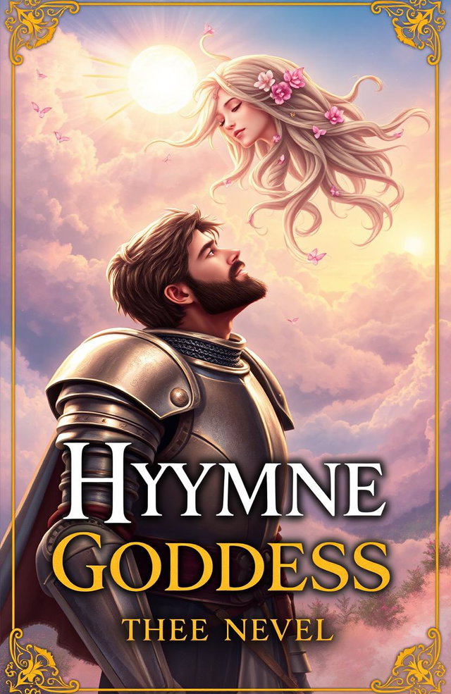 An enchanting book cover for the novel 'Hymne to the Goddess'