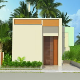 A detailed 3BHK house with car parking, two toilets, and one kitchen, fitted into a 17x45 feet plot