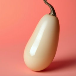 A highly detailed and artistically rendered image of a sexy and alluring penis, featuring smooth skin texture, a shiny and inviting appearance, highlighted by soft lighting to accentuate its curves