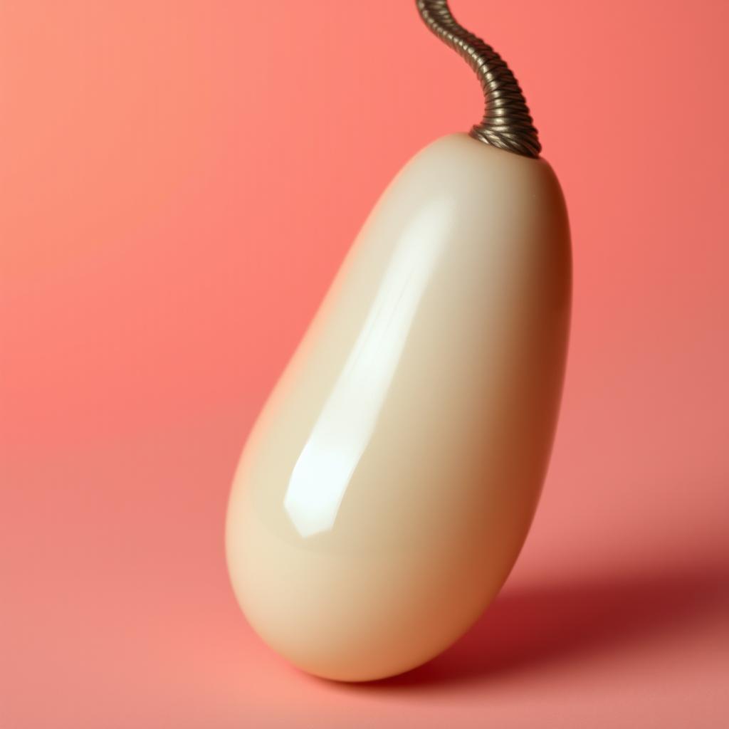 A highly detailed and artistically rendered image of a sexy and alluring penis, featuring smooth skin texture, a shiny and inviting appearance, highlighted by soft lighting to accentuate its curves