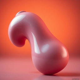 A highly detailed and artistically rendered image of a sexy and alluring penis, featuring smooth skin texture, a shiny and inviting appearance, highlighted by soft lighting to accentuate its curves