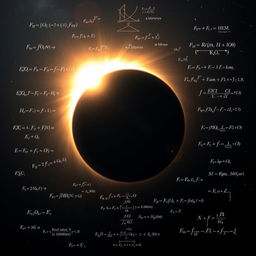 A visually striking poster depicting the first image ever captured of a black hole by the Event Horizon Telescope