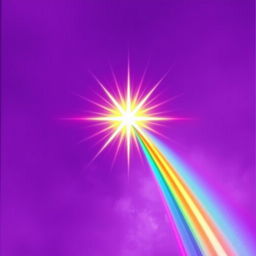 A beautiful book cover featuring a vibrant violet background