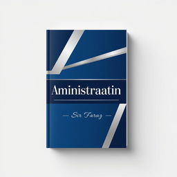 A full-size book cover design for the title "Administration" by Sir Faraz, published in 2025