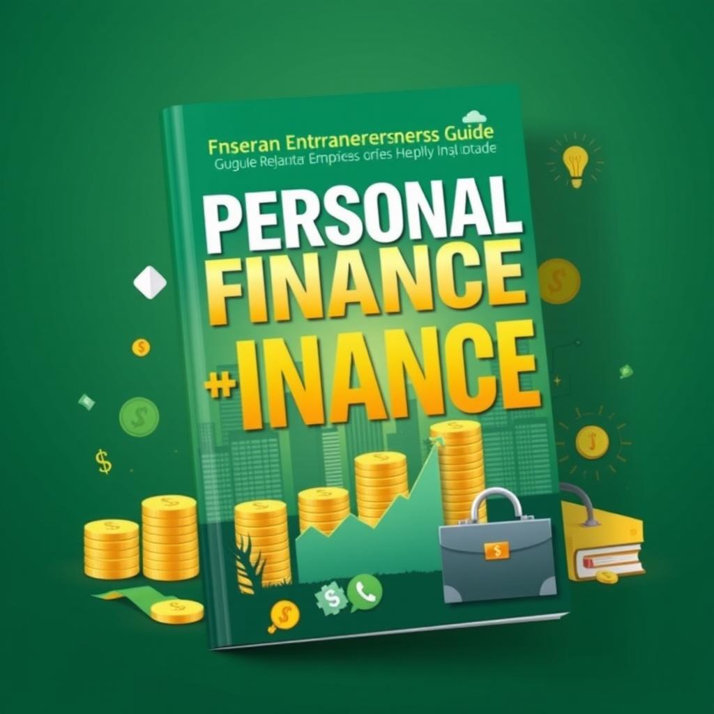An eye-catching e-book cover design for a personal finance and entrepreneurship guide